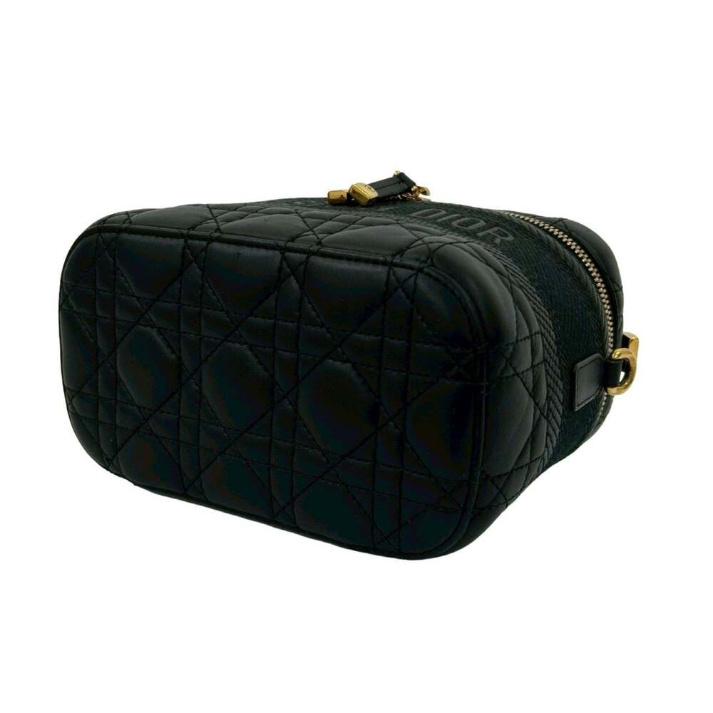 CHRISTIAN DIOR Black Leather Shoulder Bag - Picture 8 of 10